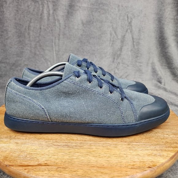 Fitflop Other - Fitflop Christophe Casual Shoes Men's Size 11 Blue Canvas Cap Toe Sneakers